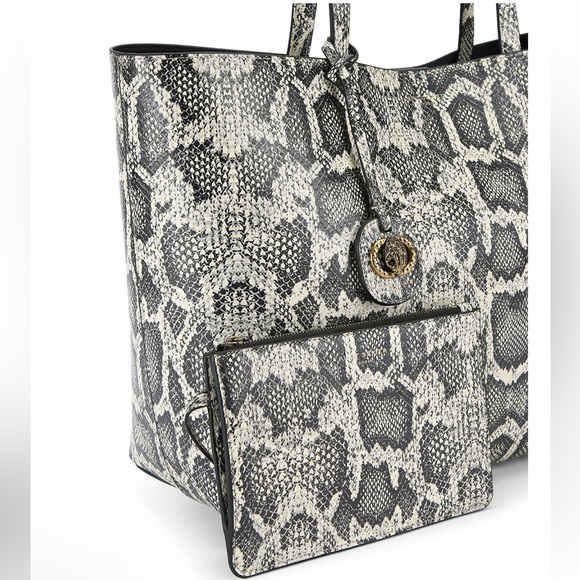 NWT Kurt Geiger Chelsea Shopper Tote and Pouch - Picture 4 of 5